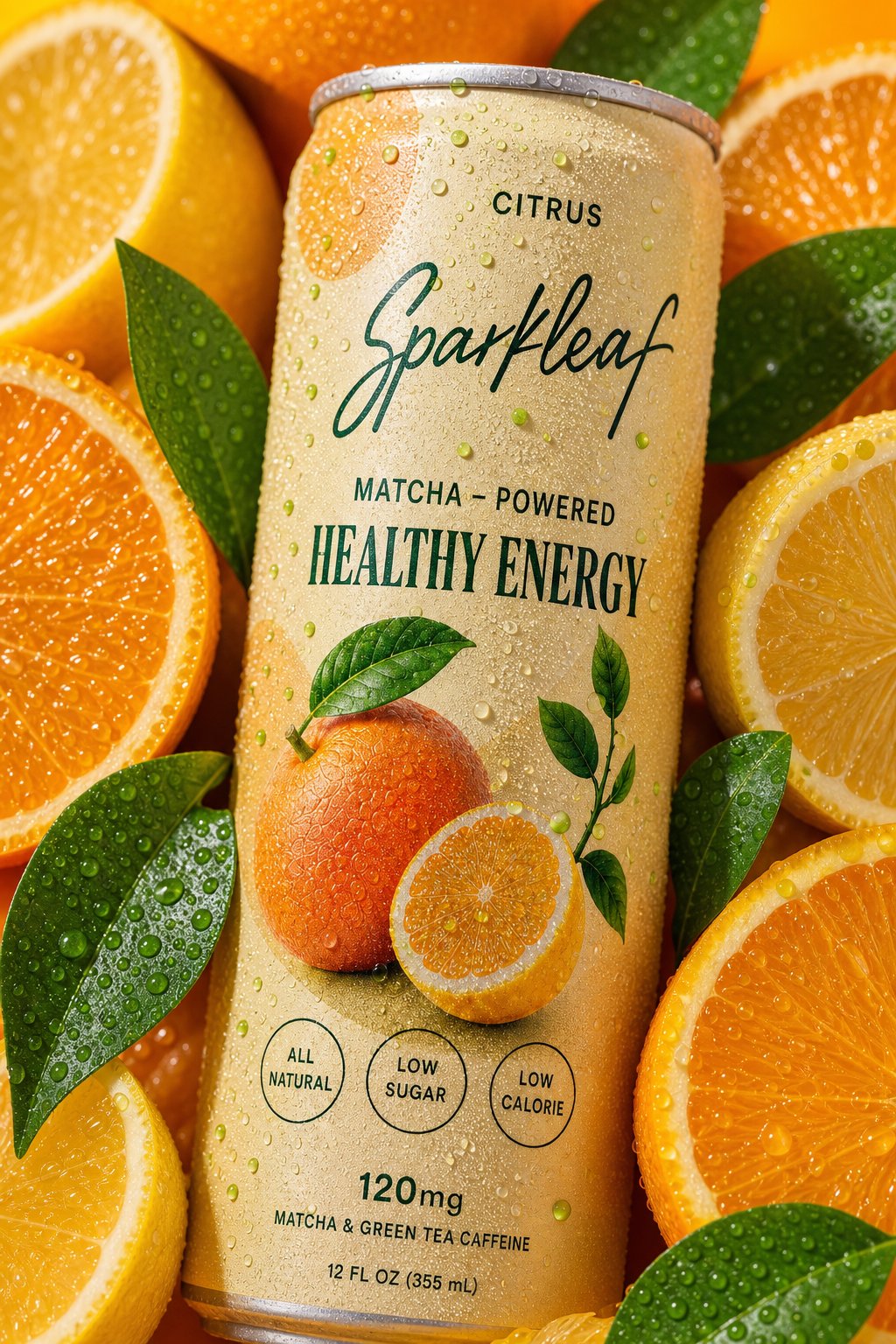 Sparkleaf Citrus among fresh citrus fruit