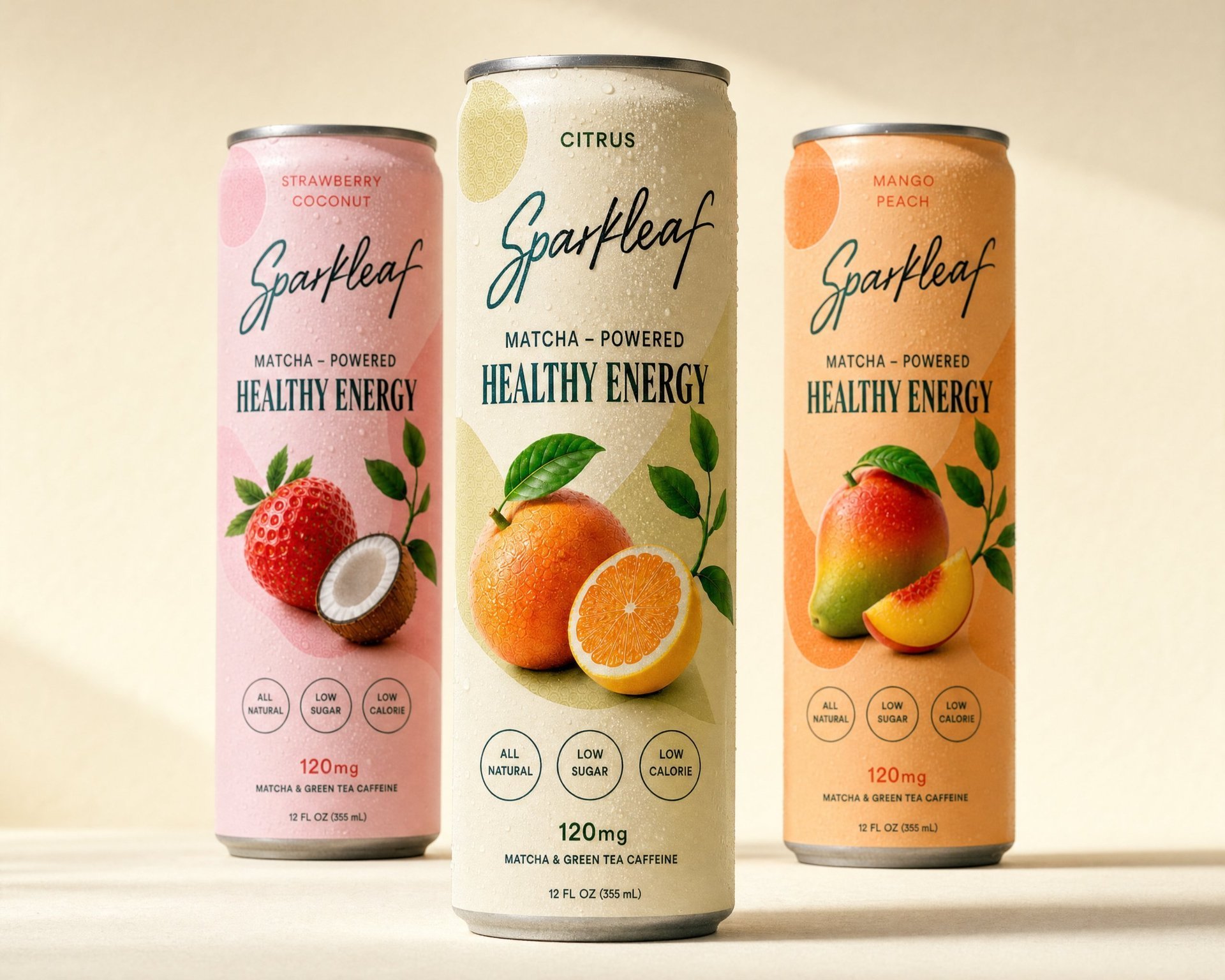 Sparkleaf three flavors